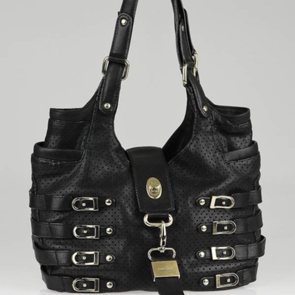 Jimmy Choo Bree Perforated Shoulder Bag